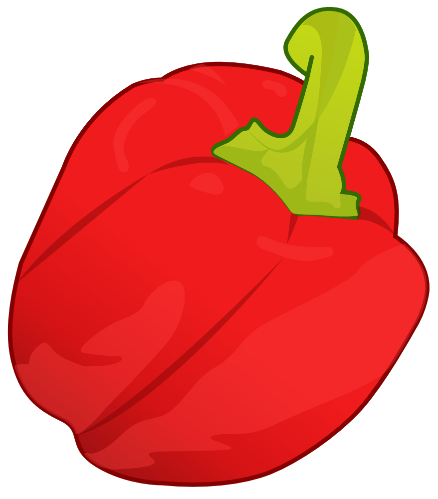 Onlinelabels Clip Art Red Pepper