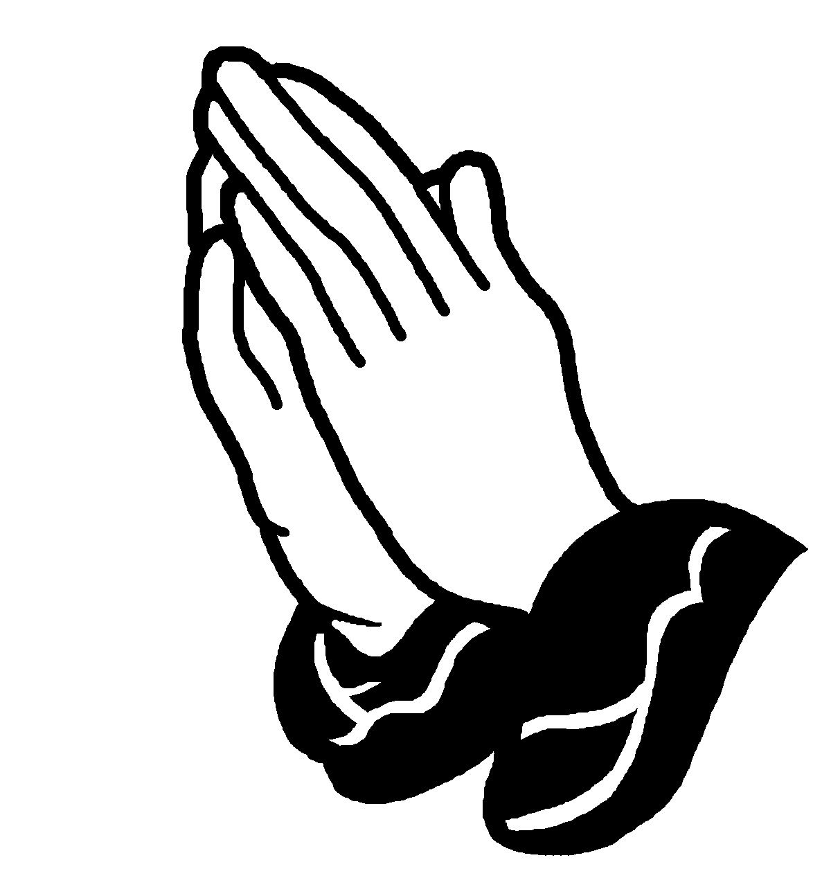 open praying hands clipart - Prayer Hands Clipart