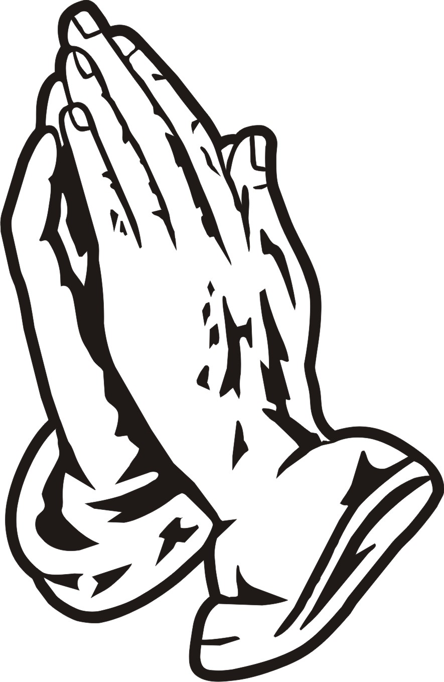 open praying hands clipart - Praying Hands Clip Art