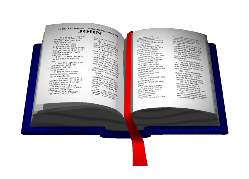 Open Bible - A vector illustr