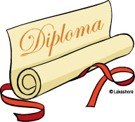Open Diploma Clipart #1
