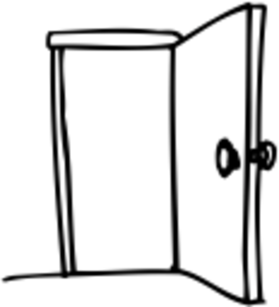 Open Door Free Images At Clker Com Vector Clip Art Online Royalty