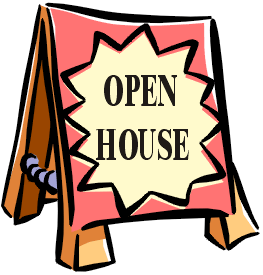 Open House Clip Art Clipart B - Open House Clipart