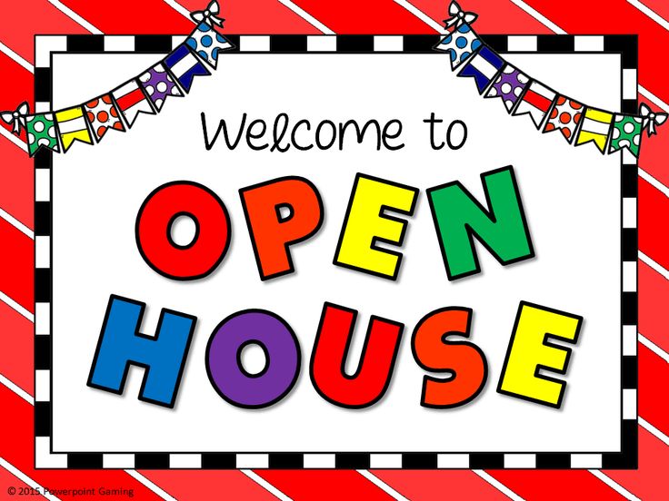 Open House Clipart this image
