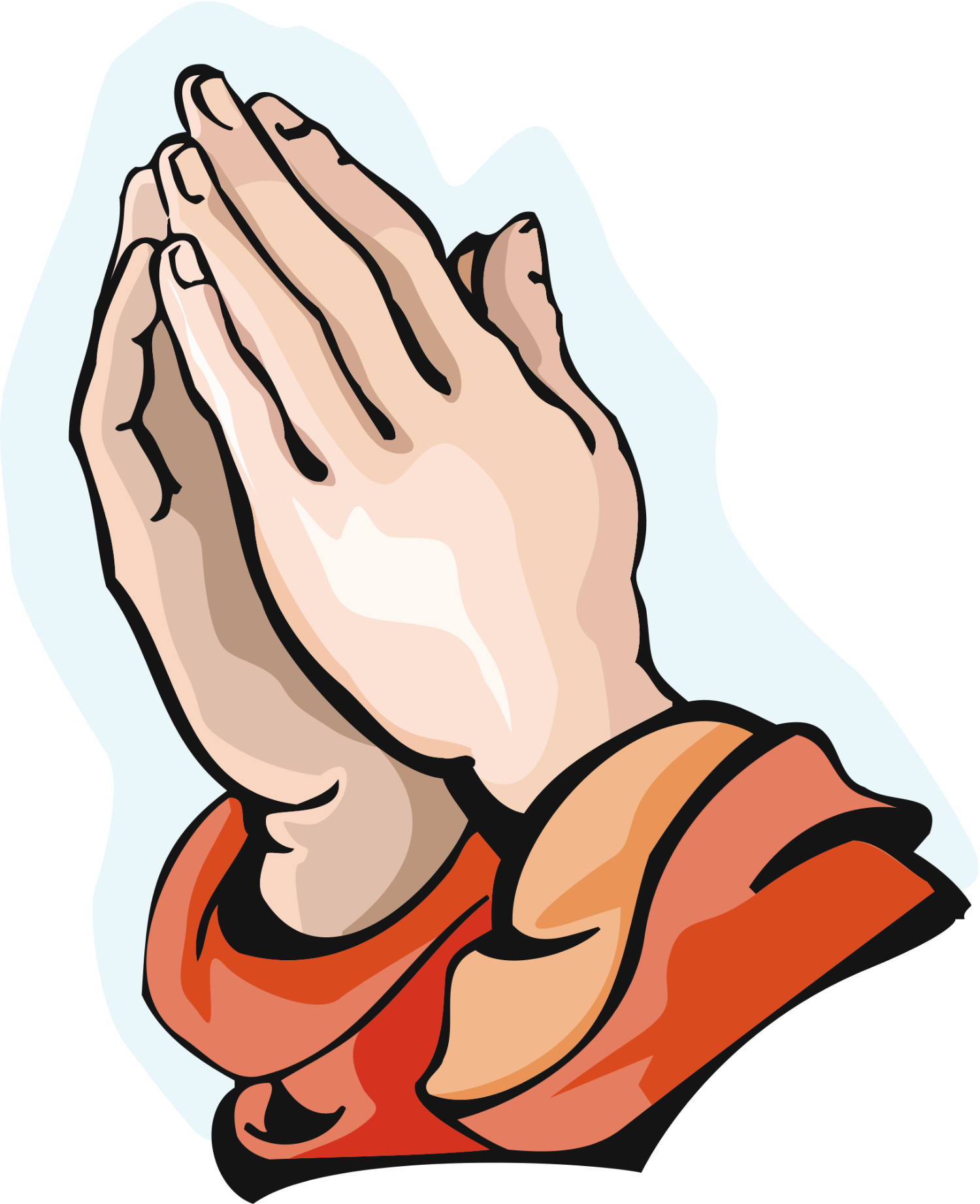 Open Praying Hands Clipart Cl - Clipart Of Praying Hands