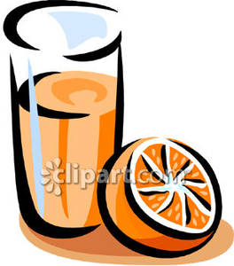 orange juice clipart - Orange Juice Clipart