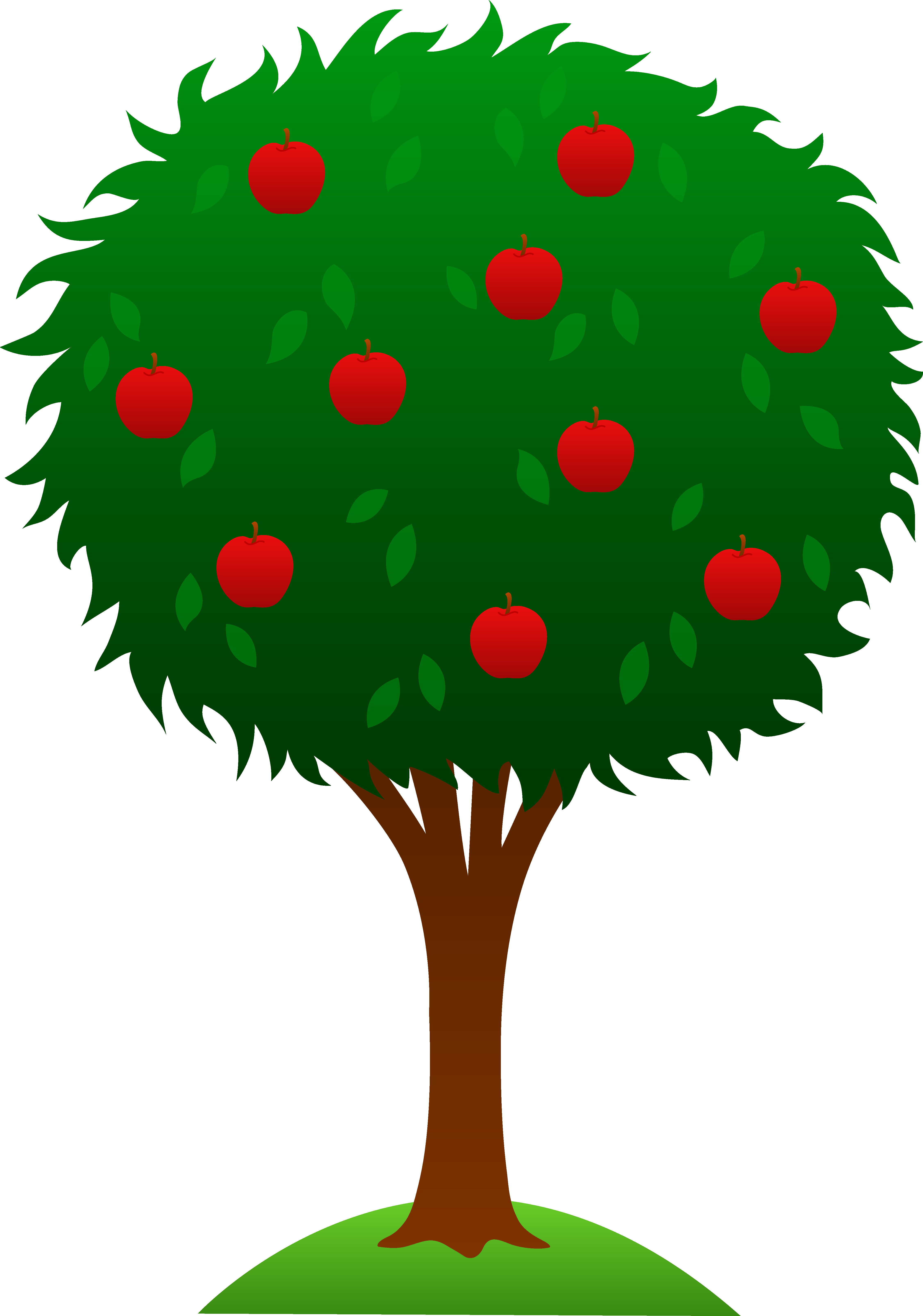 orange tree clipart