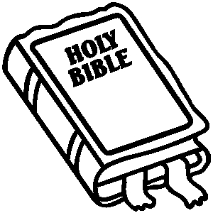 Bible Clipart Black And White