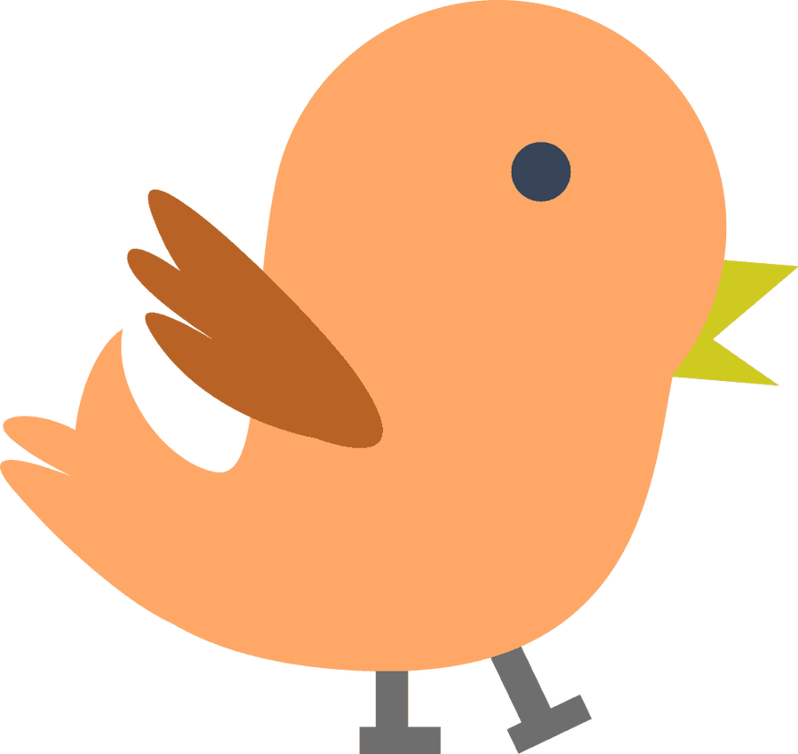 mom and baby bird clipart