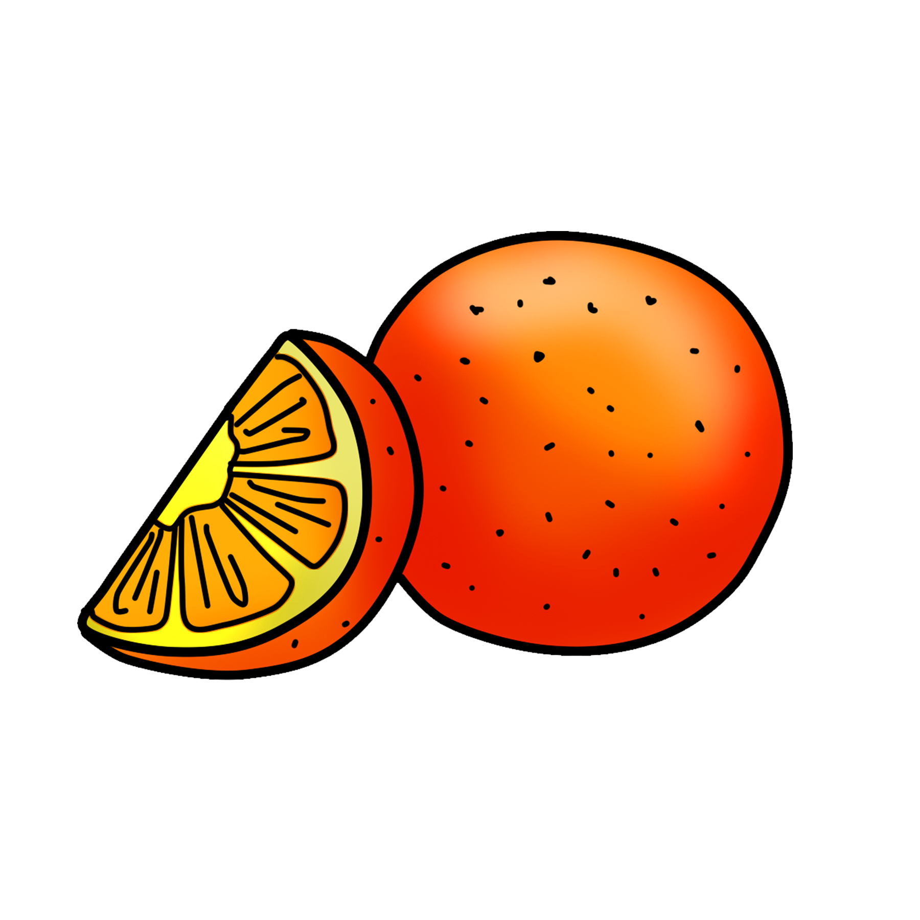 orange fruit, Orange Clipart,