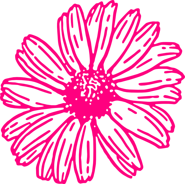 Orange Gerber Daisy Clip Art. Download this image as: