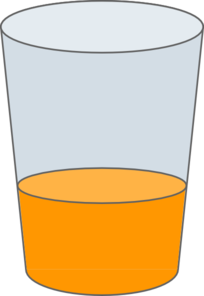 Orange Juice In Glass Clip Art