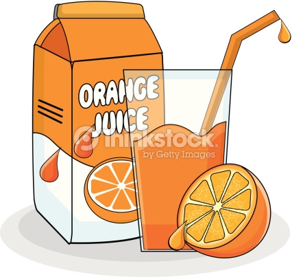 Orange Juice : Vector Art - Orange Juice Clipart