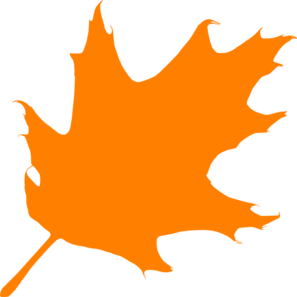 Orange Oak Leaf clip art - vector clip art online, royalty free .