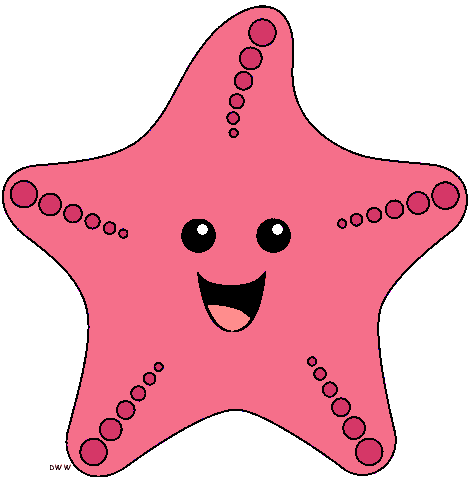 Orange Starfish Clipart | Clipart library - Free Clipart Images