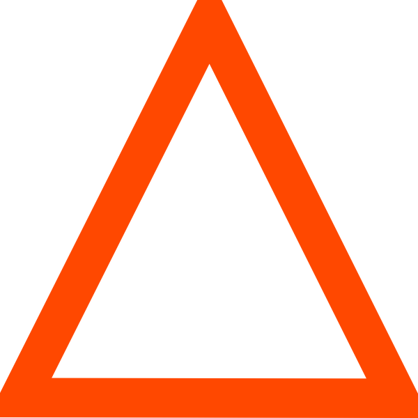 Orange Triangle Clip Art At Clker Com Vector Clip Art Online