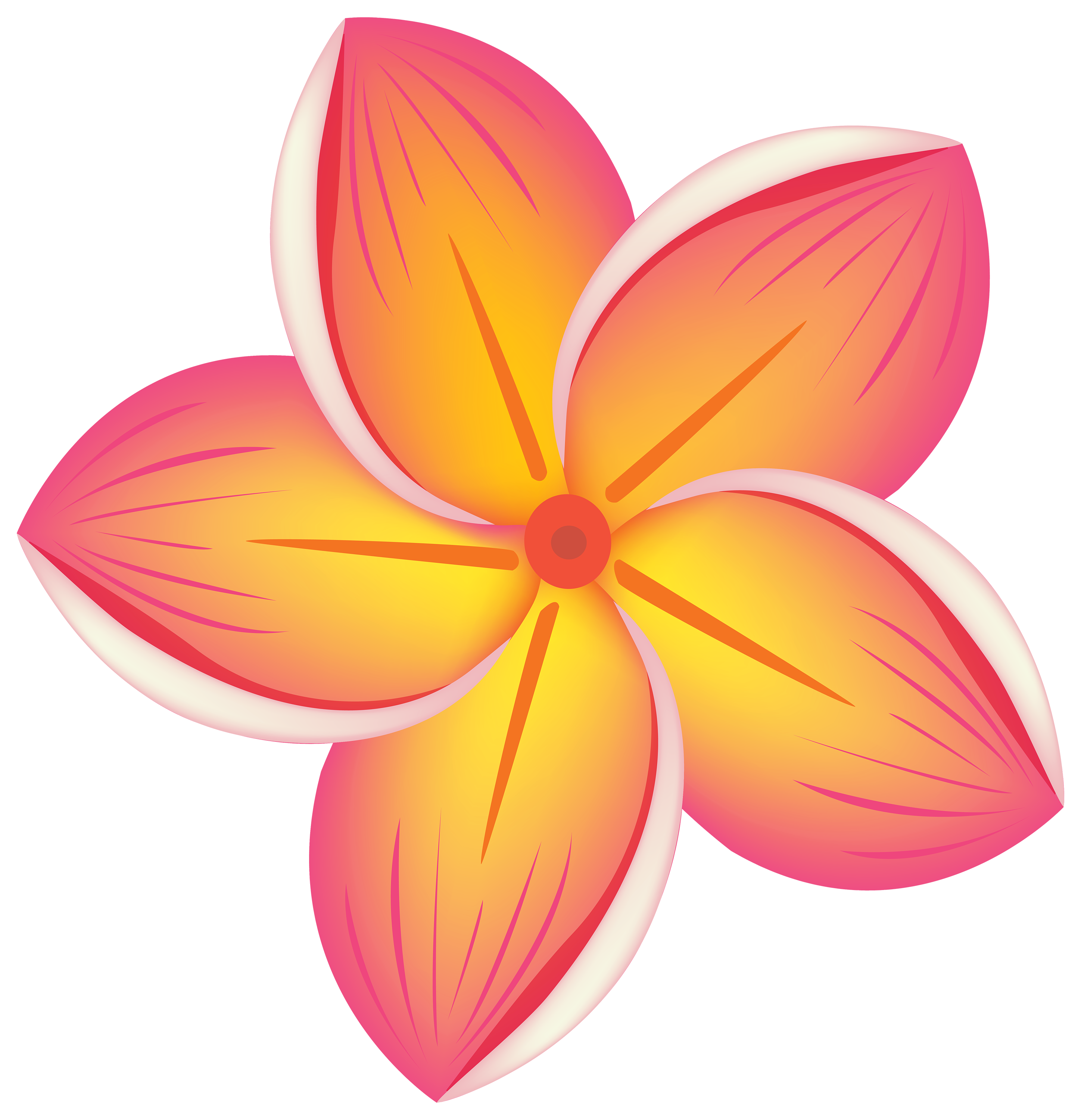 Tropical Flower Clipart Image