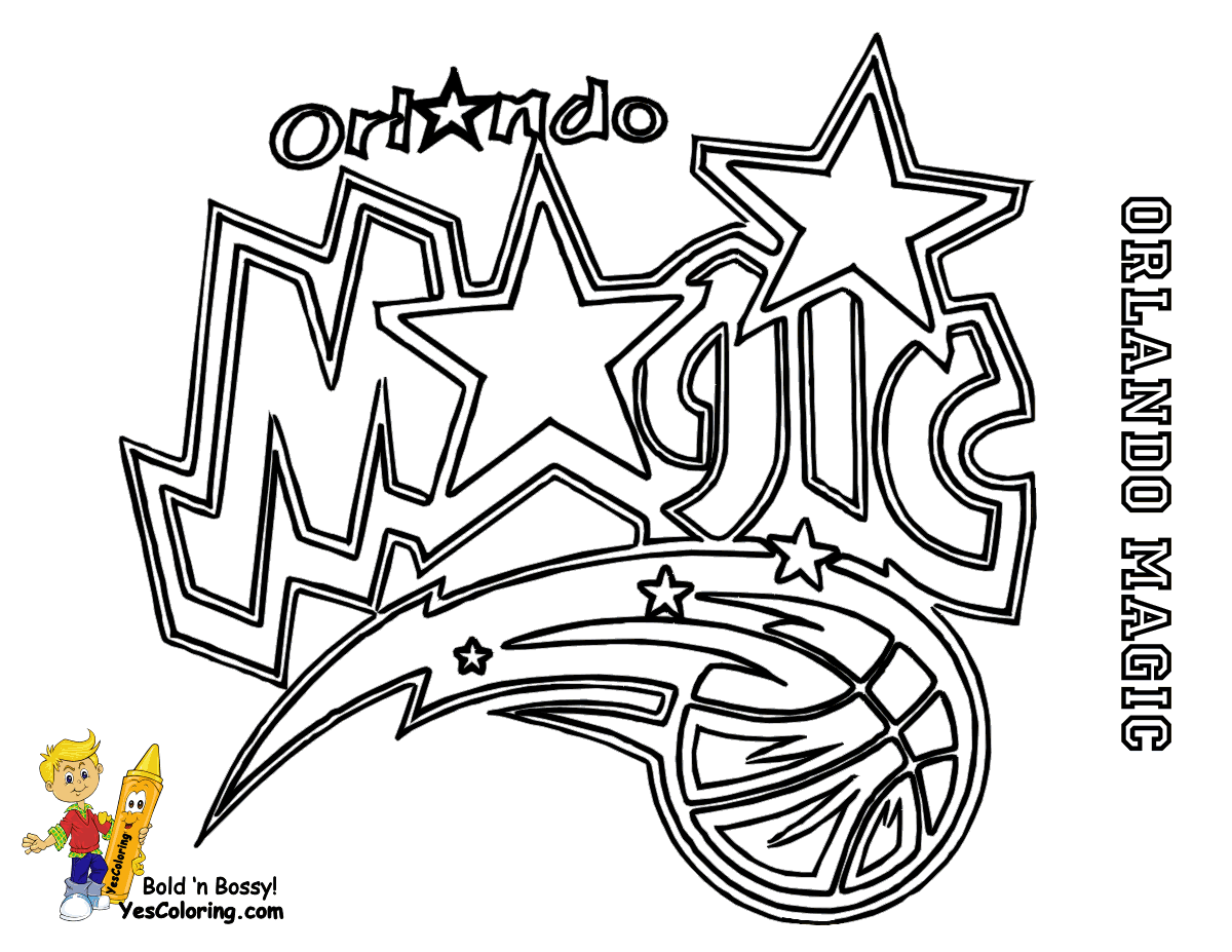 Free Orlando Magic Coloring Pages Basketball Rallytv Org