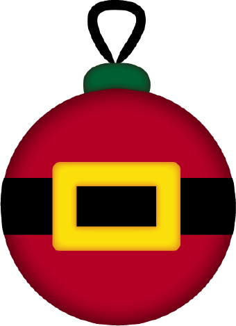 Ornament Decorated As A Red S - Clipart Ornament