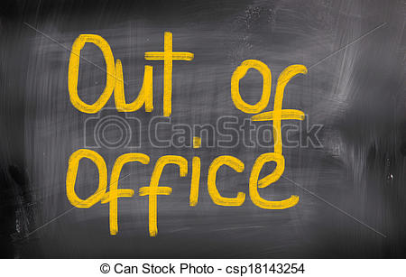 Out Of Office Concept - csp18143254
