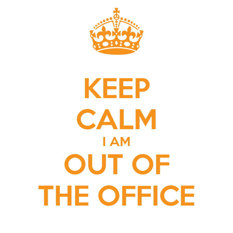 Out Of The Office Clipart