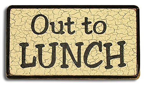 Out To Lunch Sign Clipart