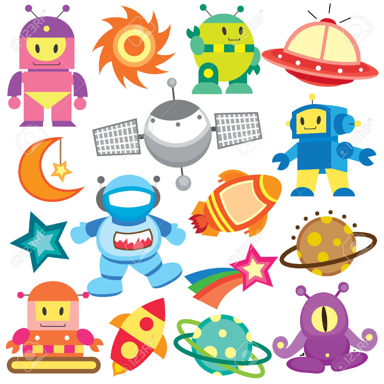 Outer Space Clipart - Blogsbe - Outer Space Clipart