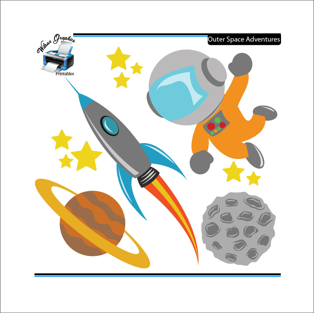 Outer Space Clipart - ClipArt Best