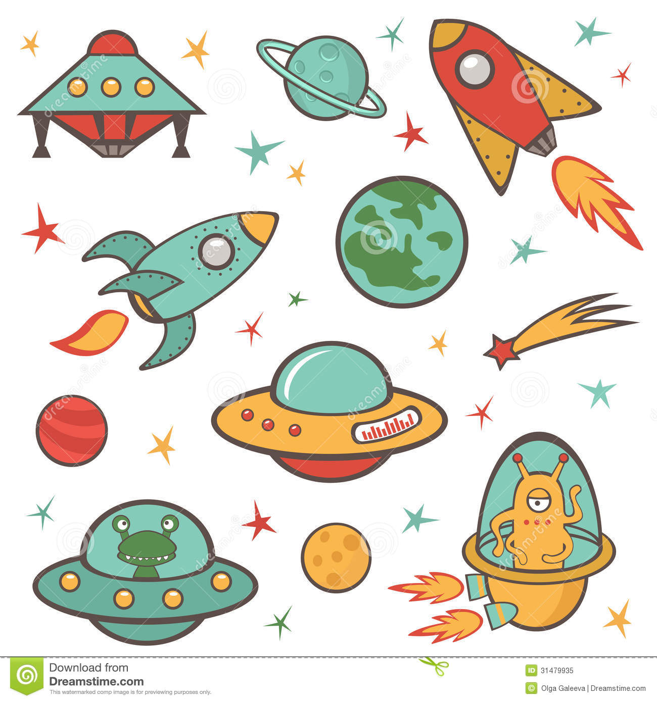Outer space clipart - ClipartFest