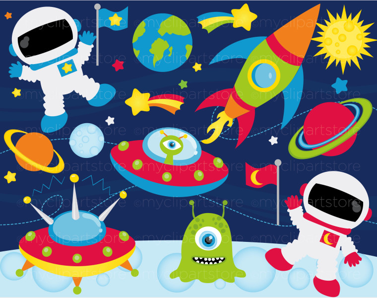 Outer space clipart - ClipartFest