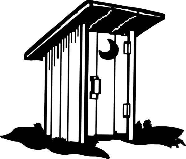 Outhouse Clipart #124