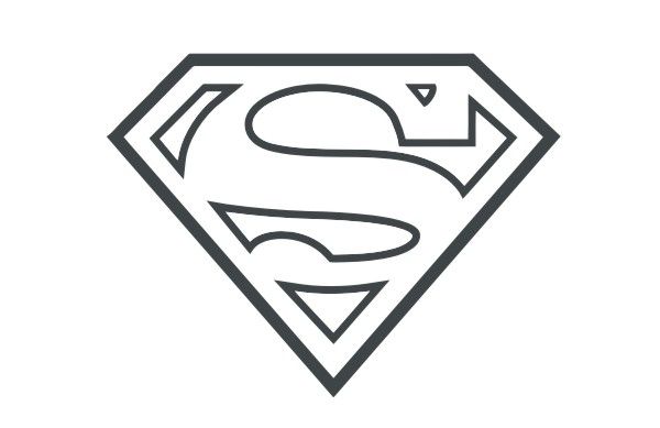 Clipart 12009 Superman Emblem