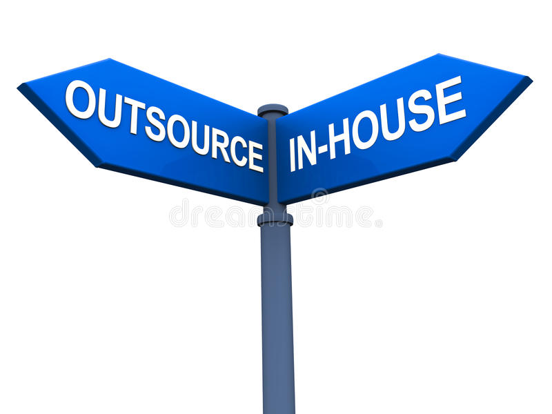 Green outsourcing button
