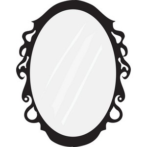 Oval Mirror Clipart - Mirror Clip Art