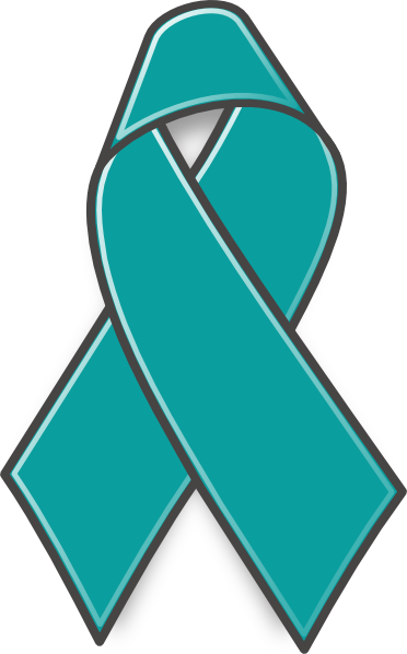 Ovarian Cancer Ribbon clip art - vector clip art online, royalty .