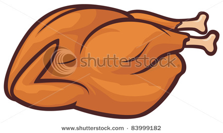 ... Cooked Turkey Clipart - C