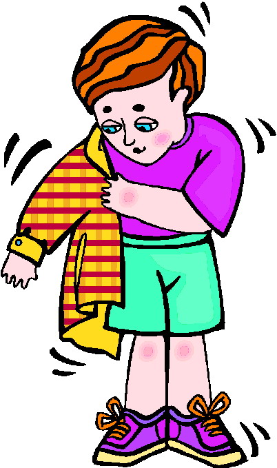 Over Dressed Clipart - Getting Dressed Clip Art