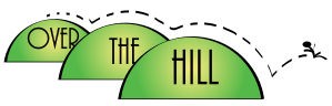 over the hill clipart