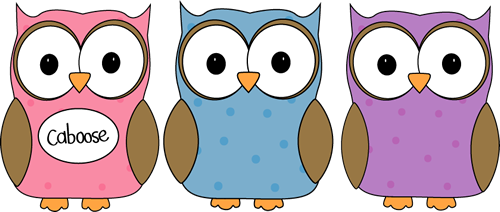 Owl Classroom Line Caboose Clip Art - Owl Classroom Line Caboose