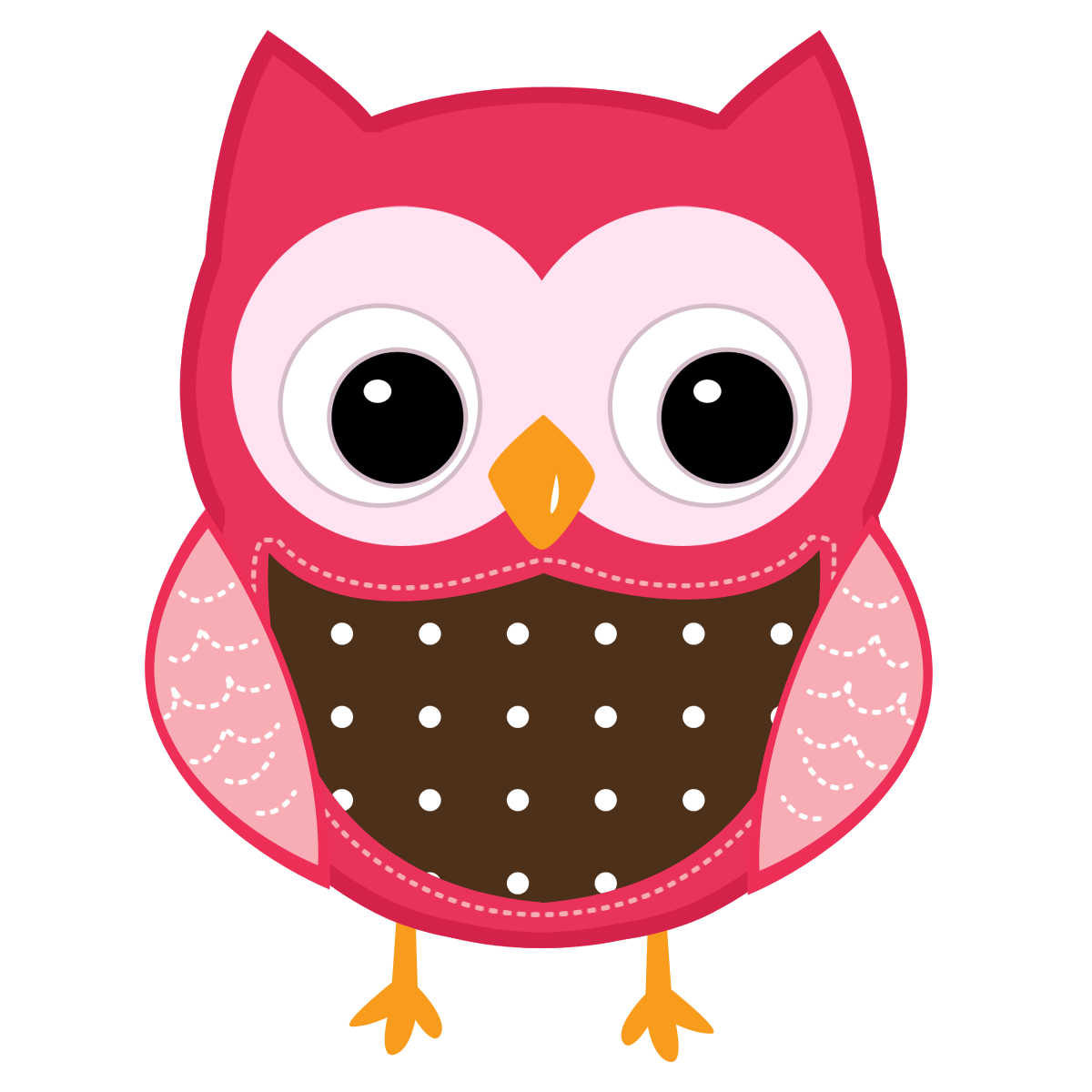 Blue And Brown Owl Clip Art I