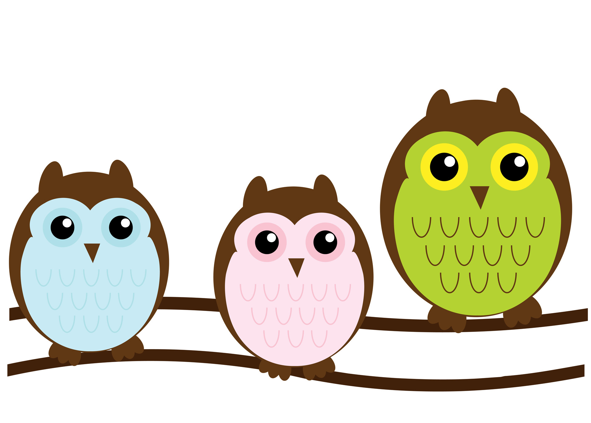 Owl Family Cute Clipart Free  - Google Images Clip Art