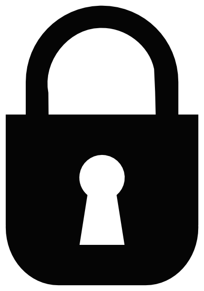Security Lock Icon Flat Graph