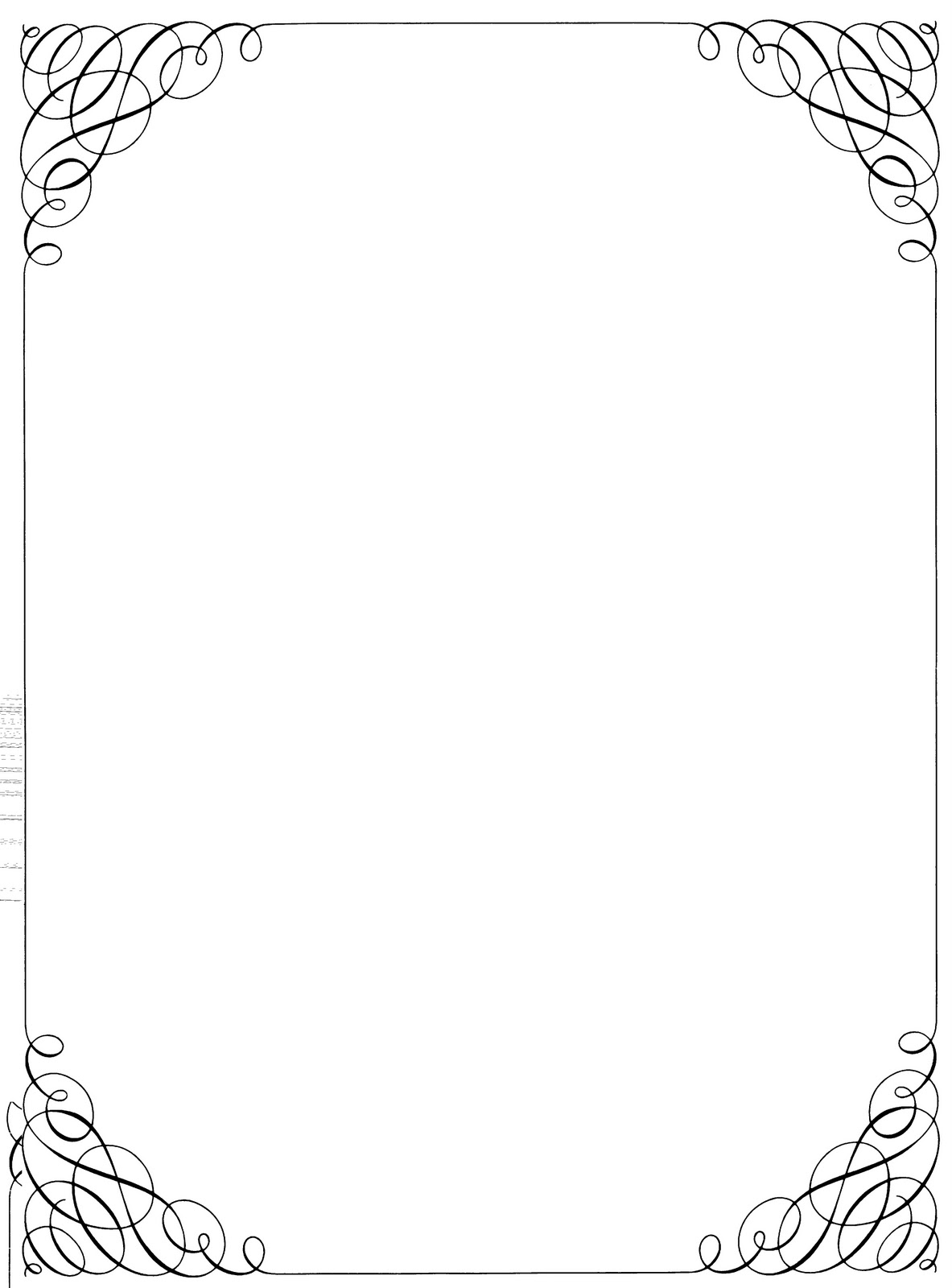 23+ Free Border Clipart - Preview : Page Border Templ  HDClipartAll For Word Border Templates Free Download