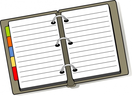 Notepad Page Clip Art