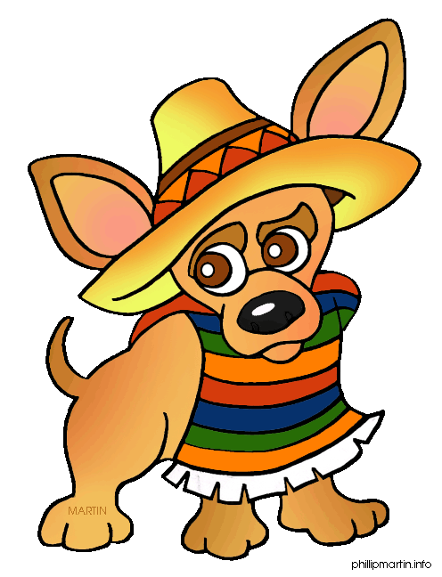 Page Of Mexico Clip Art Or Cl - Chihuahua Clip Art