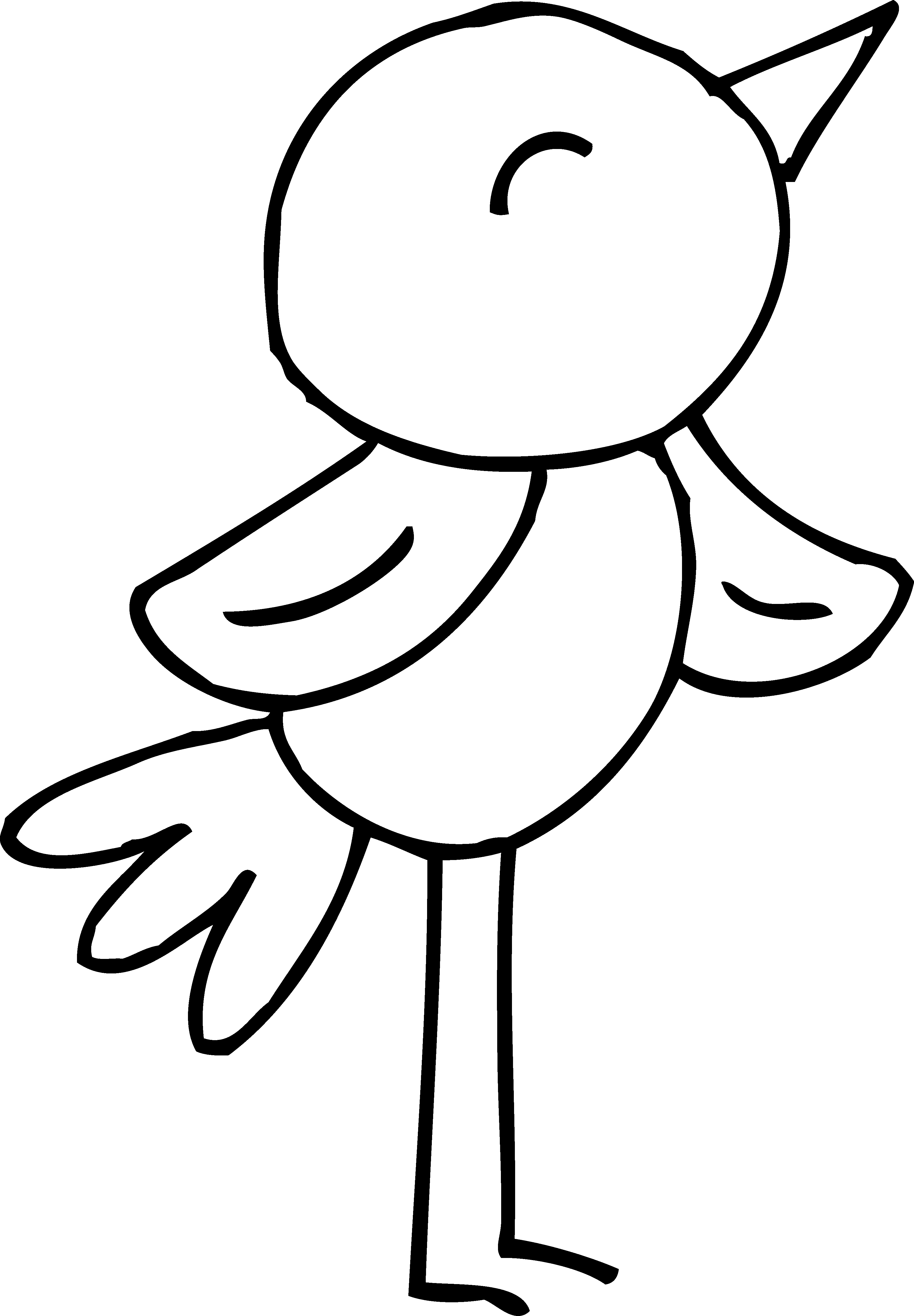Pages Clip Art - Bird Clipart Black And White