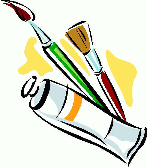 Paint And Paint Brush Artist,