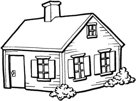 Paint House Myboard Pinterest - House Black And White Clipart