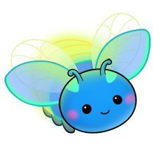Paint this cute bee on your baby room or kids room wall. Description from I searched for this on. glowing firefly and other adorable clip art
