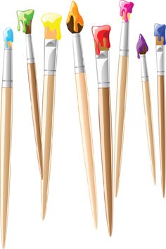 Paintbrush clip art my style  - Paint Brushes Clip Art